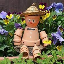 bill flower pot man hat terracotta