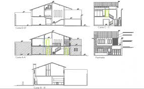 Elevation House Plan Detail Dwg File