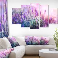 Designart Canada Lavender Canvas Paint