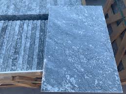 Cinderella random sized marble mosaic tile in blue/gray. Blue Marble Tile Blue Marble Floor Tiles Blue Marble Wall Tiles