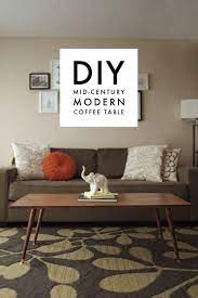 Diy Mid Century Modern Coffee Table
