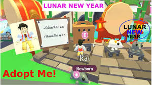 New adopt me lunar update (roblox) ❤ make sure to smack that like. Lunar New Year Adopt Me Roblox Three New Pets Panda Rat And Golden Rat Youtube