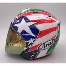 Cada capacete é feito à mão por pessoas que acreditam que a excelência é tudo. Arai Nicky Hayden Ram4 Helmet Shopee Malaysia