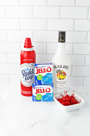 berry blue jello shots