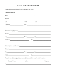 Patient Ry Form Template Medical Forms Word Printable