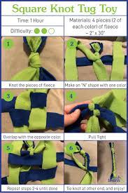 3 no sew fleece dog toys you can easily
