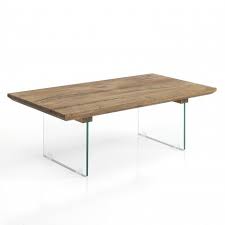 Float Smoking Table With Glass Feet And