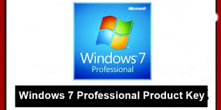 windows 7 professional key