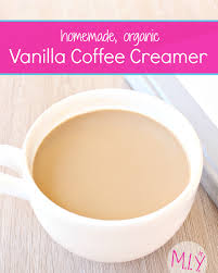 homemade organic vanilla coffee