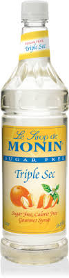 sugar free triple sec syrup monin