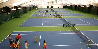 The tennis courts at sport & health are very well known. Winchester Indoor Tennis Club