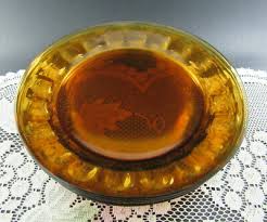 vintage arcoroc amber glass plates dr