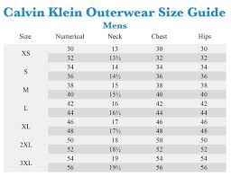 16 Systematic Calvin Klein Blazer Size Chart