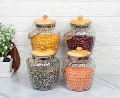 Femora Glass Kitchen Storage Jars