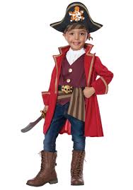 cap n shorty toddler pirate costume kids boys black red white 4 6 california costume collection
