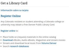 Some services, like udemy, are not available with ecards. Connect With Dpl Denver Public Library Guides At Regis University