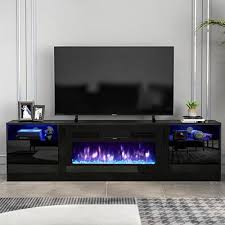 Oneinmil Fireplace Tv Stand With 36