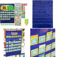 Custom Calendar Pocket Chart Teacher Classroom English Fun