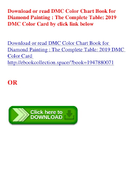 Pdf Download Read Dmc Color Chart Book For Diamond Painting
