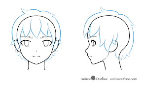 8 steps how to draw side view anime step by step real time drawing steps 1 you can start draw face with a simple circle. How To Draw An Anime Boy Full Body Step By Step Animeoutline Anime Boy Hair Boy Hair Drawing Anime Boy