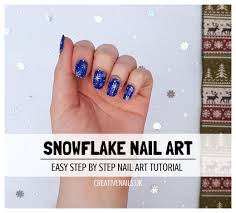 snowflake nail art tutorial creative
