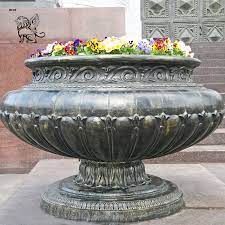 china cast iron flower pots
