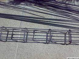 beam and steel bars civil engineering