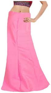 Efashion Women Cotton Baby Pink Saree Petticoats Petticoat Inskirt Skirt Underskirt
