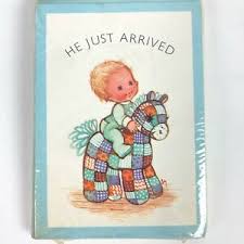 Details About Vintage Birth Announcements Cards 70s Its A Boy Card Lot Of 16 Rare