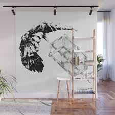 bird box wall mural by miguel rc society6