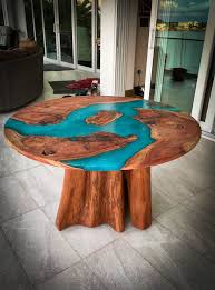 Tree Resin Redwood Patio Table