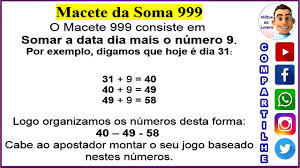 ☘️ Busca Sorte ☘️ NiltondaLoteria : JOGO DO BICHO - SOMA 999 ...