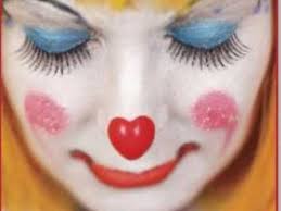 white face clown makeup you