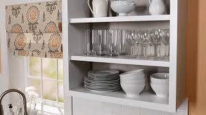 Simply put, a frameless cabinet has no wood frame on the front of the cabinet. How To Convert Kitchen Cabinets To Open Shelving Better Homes Gardens