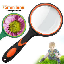 1pcs 10 Times Magnifying Glass With
