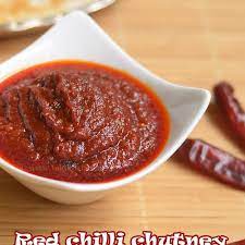 red chilli chutney recipe side dish