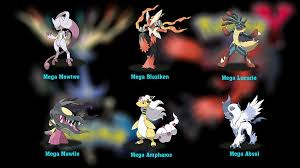 mega evolution pokemon names pokemon