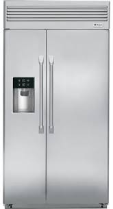 Large capacity refrigerator with ice maker water dispenser ice machine cube maker commercial industrial ice maker. Monogram Zisp420dhss 42 Inch Built In Side By Side Refrigerator With Adjustable Spill Proof Glass Shelves Adjustable Gallon Bins Water Ice Dispenser Wine Caddy And Sabbath Mode Capable