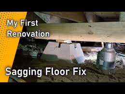 how i fixed my sagging floor my first