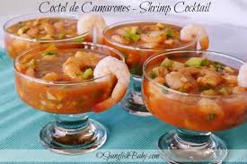 coctel de camarones shrimp tail