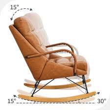 brown rocking chair hernest