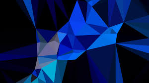 Follow the vibe and change your wallpaper every day! Free Cool Blue Polygon Background Vector
