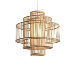Fine Asianliving Bamboo Pendant Lamp