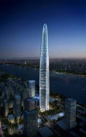 Due to airspace regulations, it has been redesigned so its height does not exceed 500 m above sea level. Wuhan Greenland Centre Tt Architecture