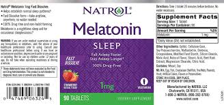 Natrol Melatonin Fast Dissolve Tablets Helps You Fall Asleep Faster Stay Asleep Longer Easy To Take Dissolves In Mouth Faster Absorption Maximum