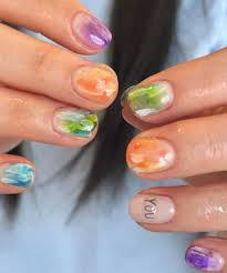tender charms of watercolor nails