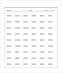 15 times tables worksheets free pdf