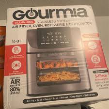 gourmia stainless still air fryer oven