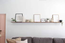 shelf above couch styling ideas the