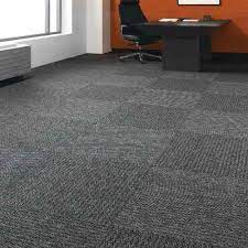 matte pp gray commercial carpet tiles